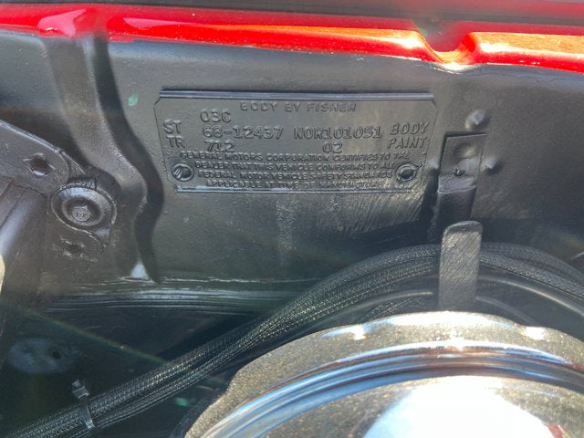 1968 Chevrolet CAMARO Base