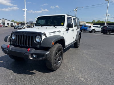 2016 Jeep Wrangler Unlimited Black Bear