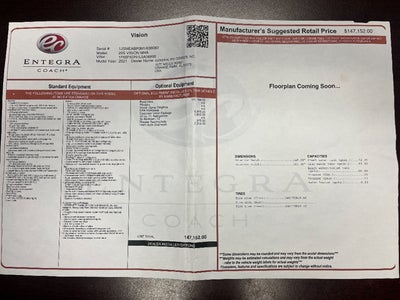 2020 Ford F-53 Motorhome Stripped Chassis Base