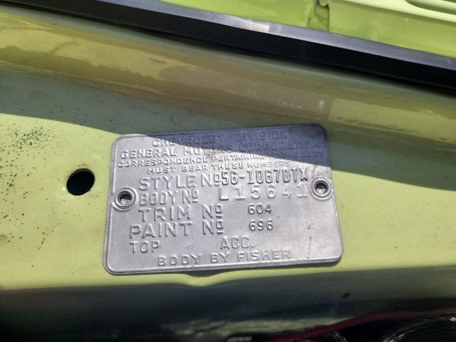 1956 Chevrolet BEL AIR CONVERTIBLE